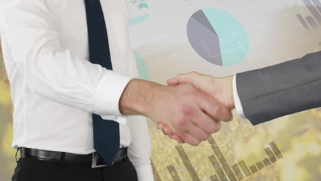 handshake between two businessmen 4k