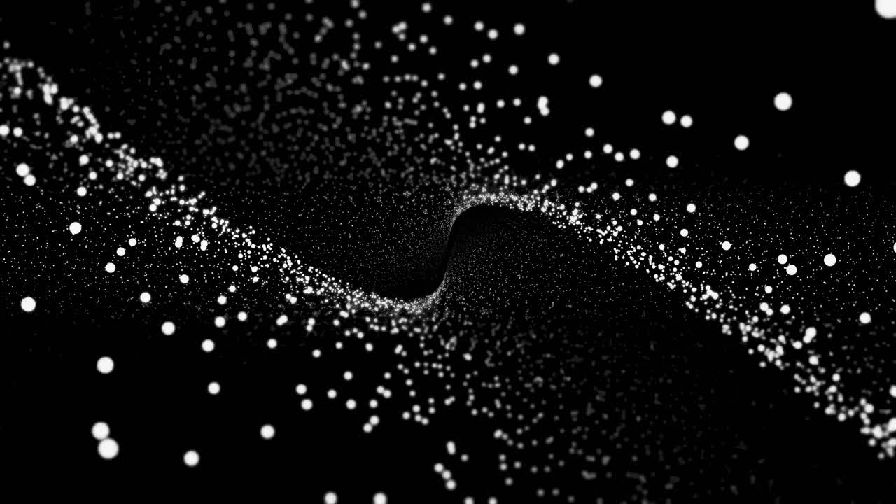 Abstract Black And White Spiral Background