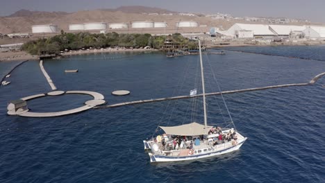 boat tour at a coastal resort