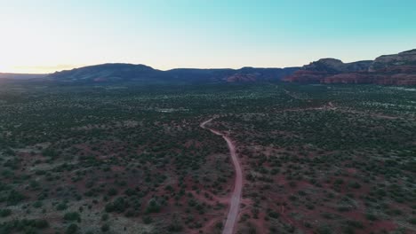 endless trails at national forest land in sedona, arizona, usa