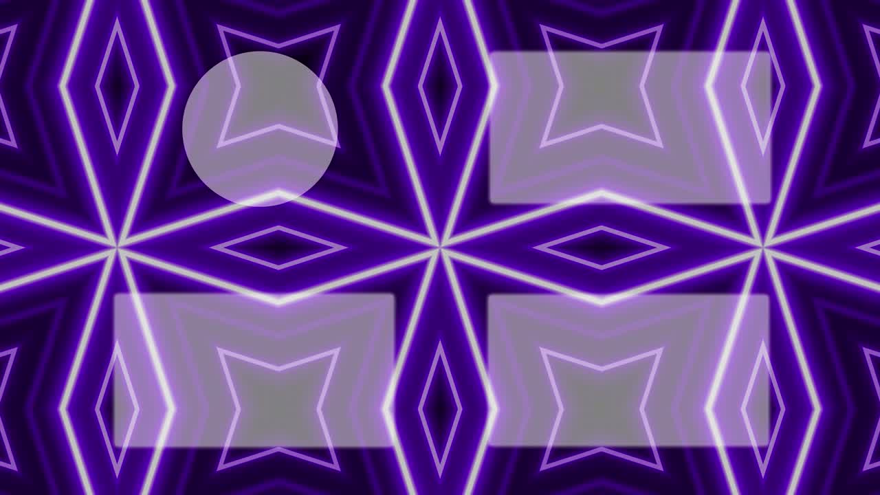 patrón de signo de neón tarjeta de finalización pantalla de finalización gráficos de movimiento