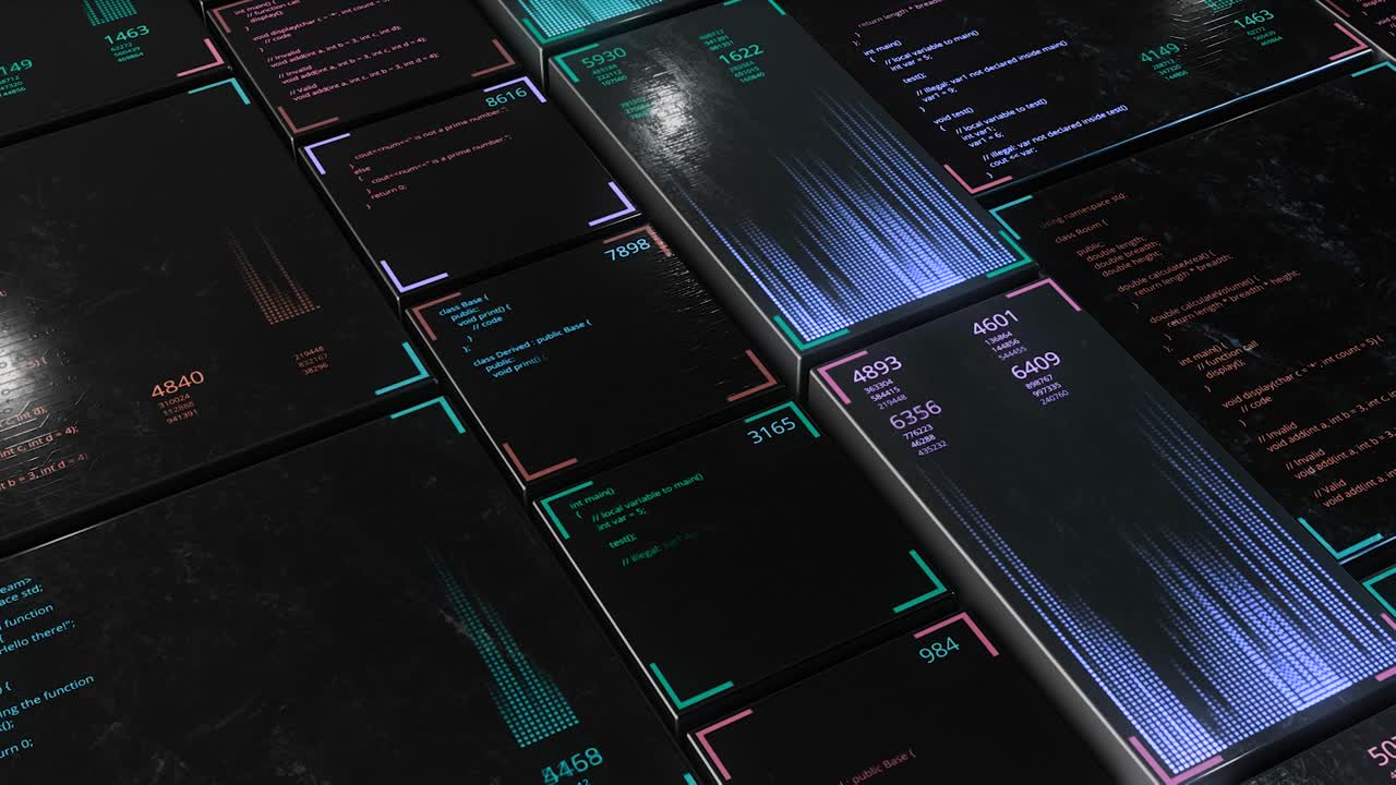 Abstract Futuristic Technology Interface