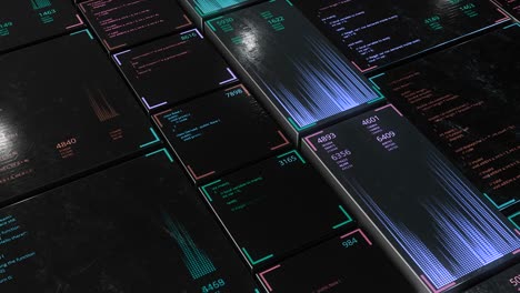 interfaz de tecnología futurista abstracta
