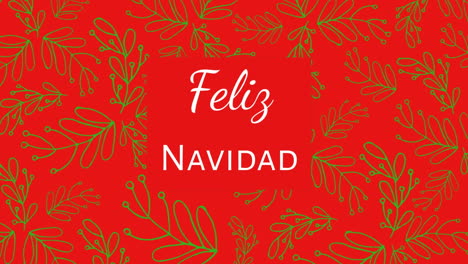 feliz navidad escrito sobre el muérdago
