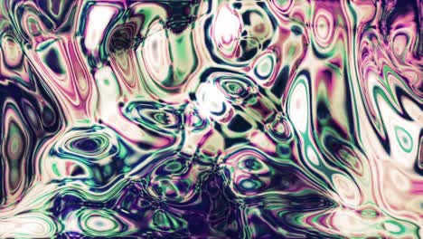 abstract iridescent liquid art