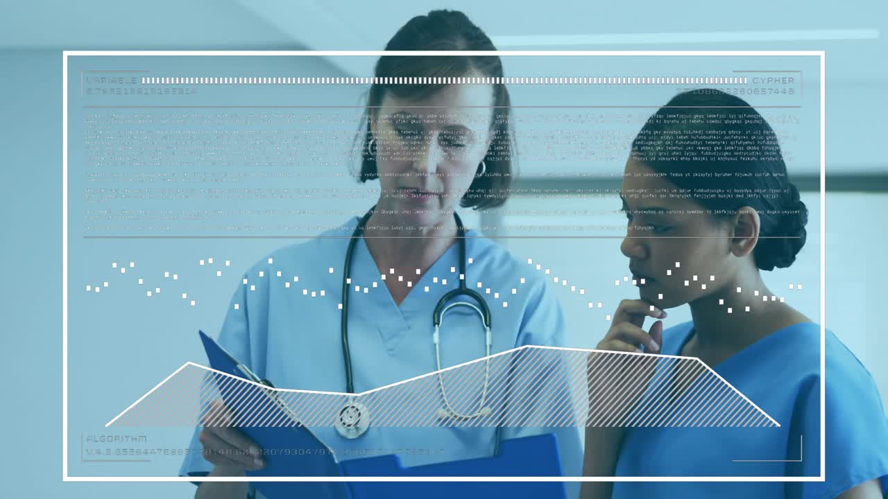 Animation of data processing over diverse doctors