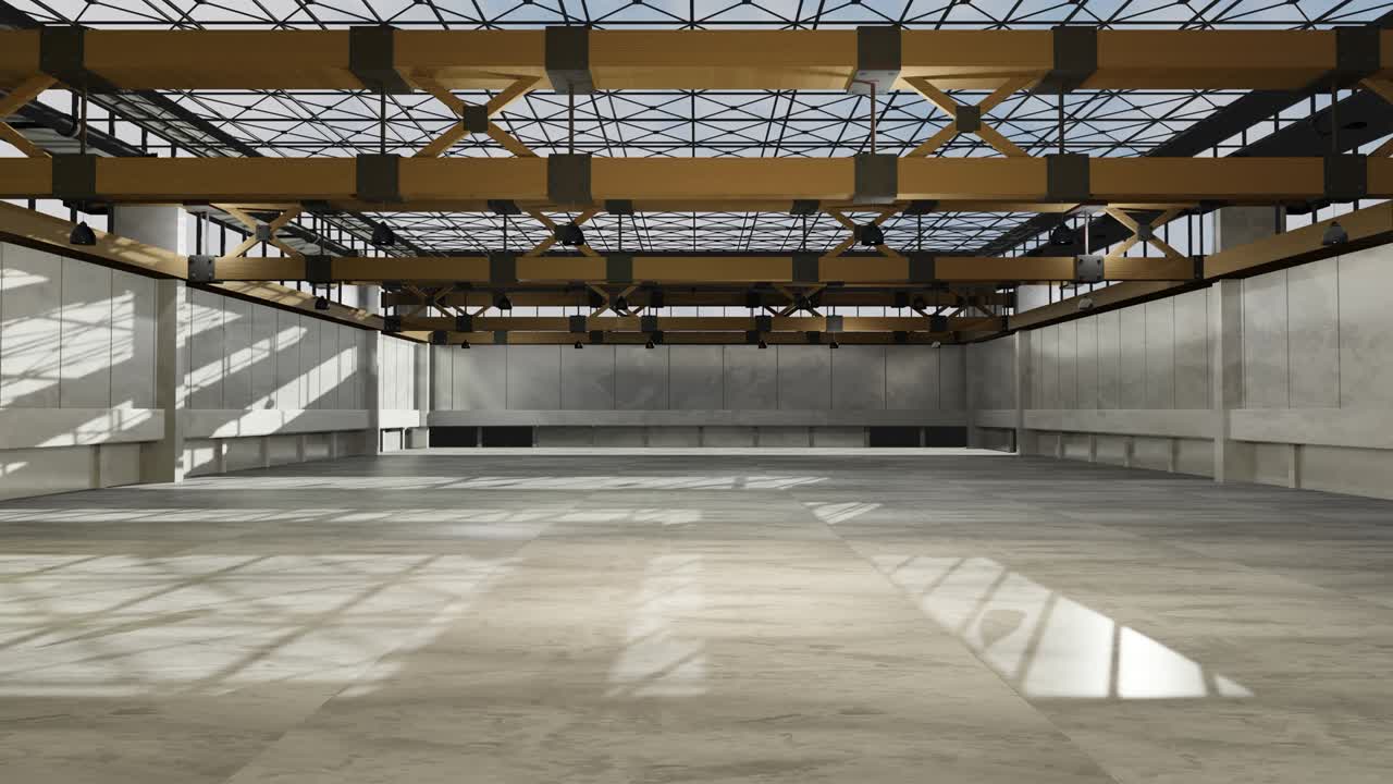 Motion Empty hall exhibition.Backdrop for exhibition stands,booth,product.
Convention hall for conference,online.3D Background for entertainment,concert
,event,sports,live.Animation loop 4k.3D render.