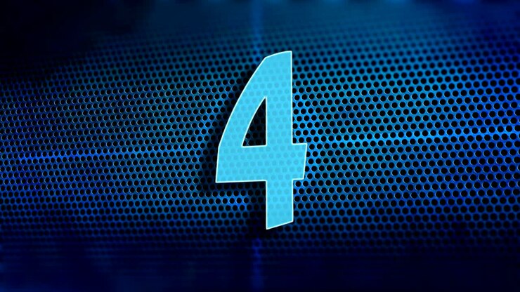 Countdown technological video background
