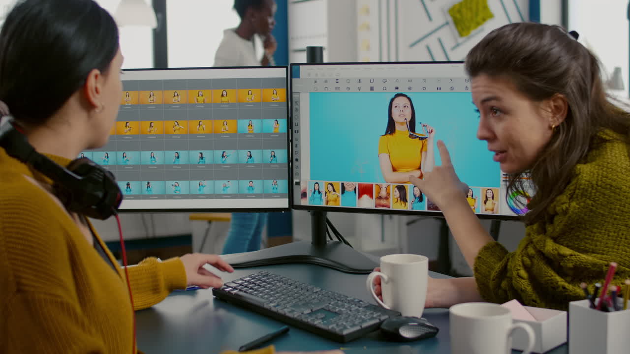 fotógrafos que utilizan un software de retoque profesional
