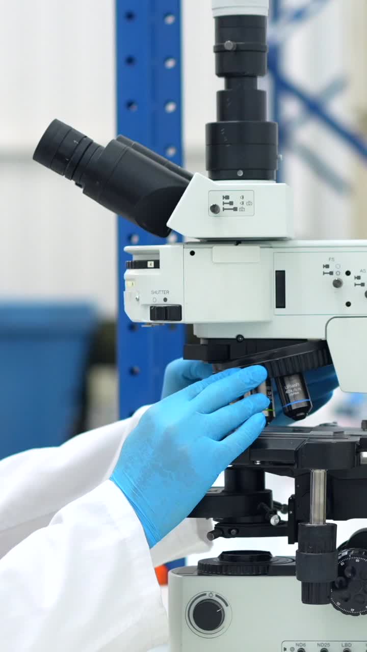 Microscope in a Laboratory Setting