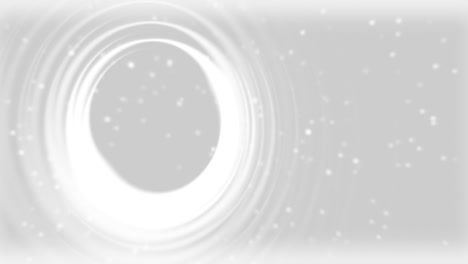 abstract der kreisschleife weiß