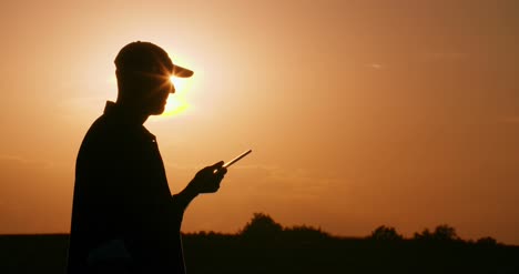 modern farmer using digital tablet 11