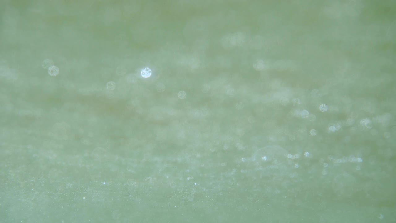 물속에서 흐르는 거품