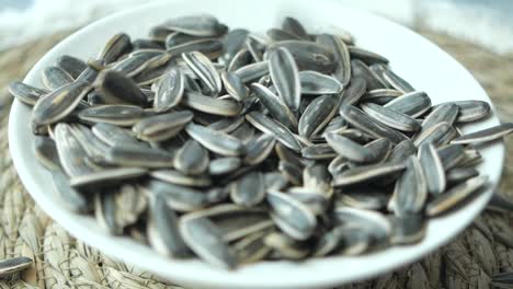 sunflower seeds in a bowl