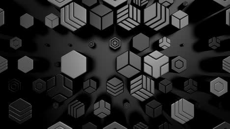 fondo de hexágonos animados