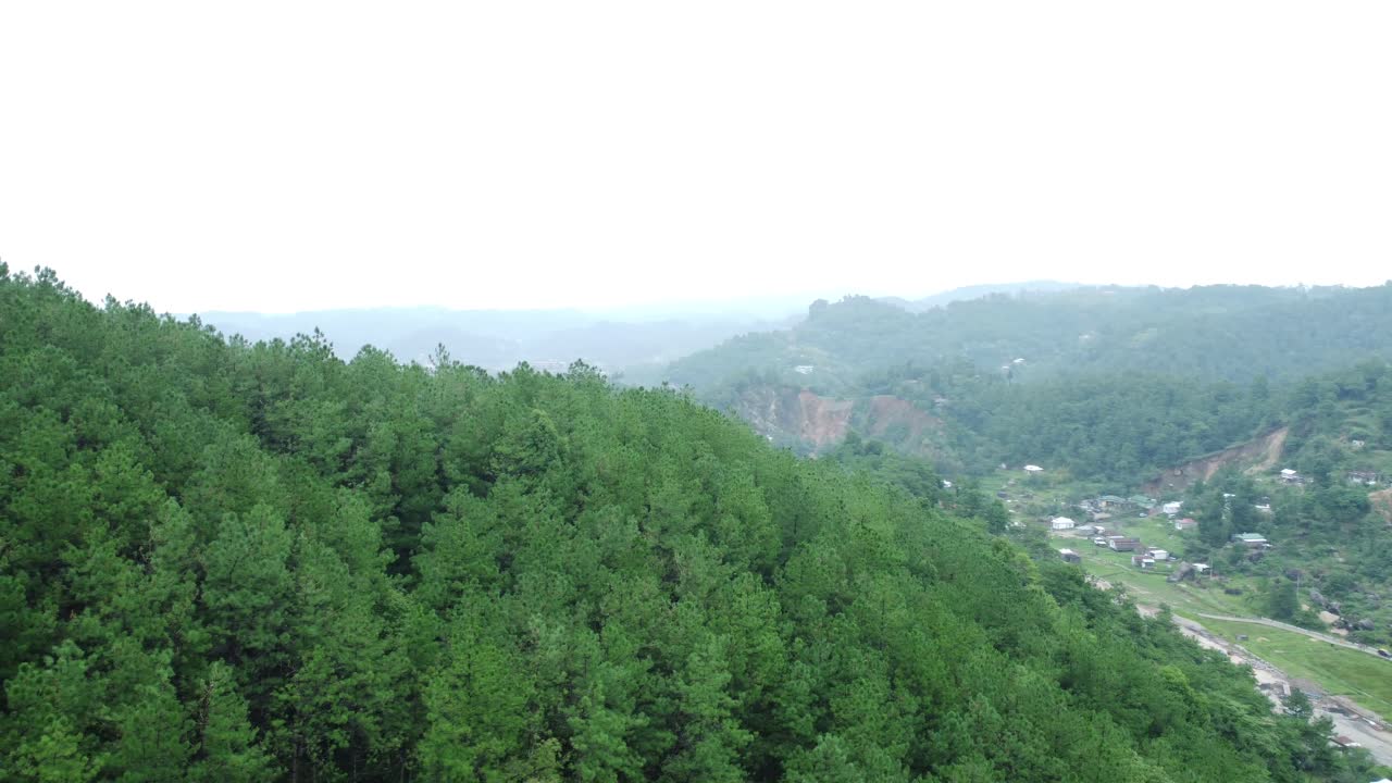 Drone video of Meghalaya's natural beauty.