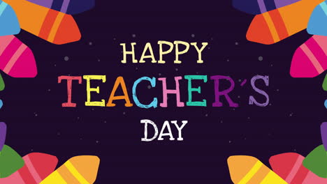 happy teacher's day graphic design