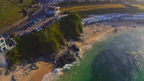 Tropical-exotic-turquoise-sea-Marazion-island-aerial