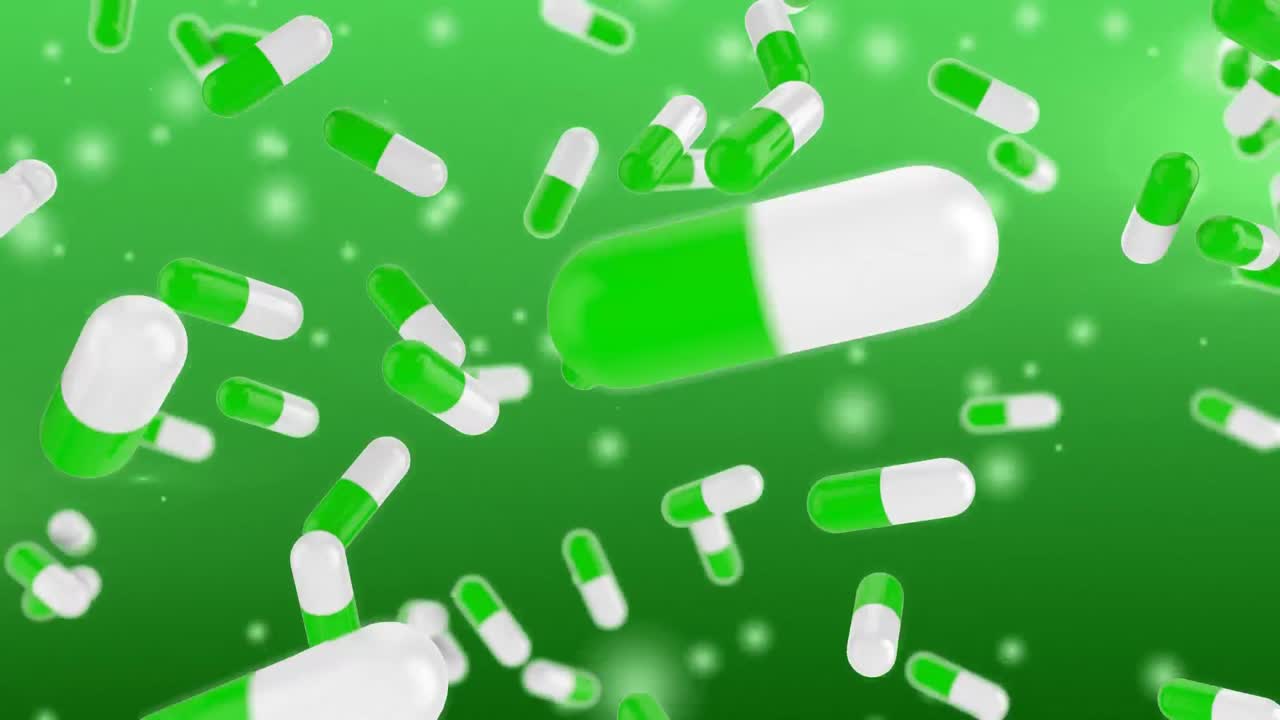 떨어지는 마약의 애니메이션