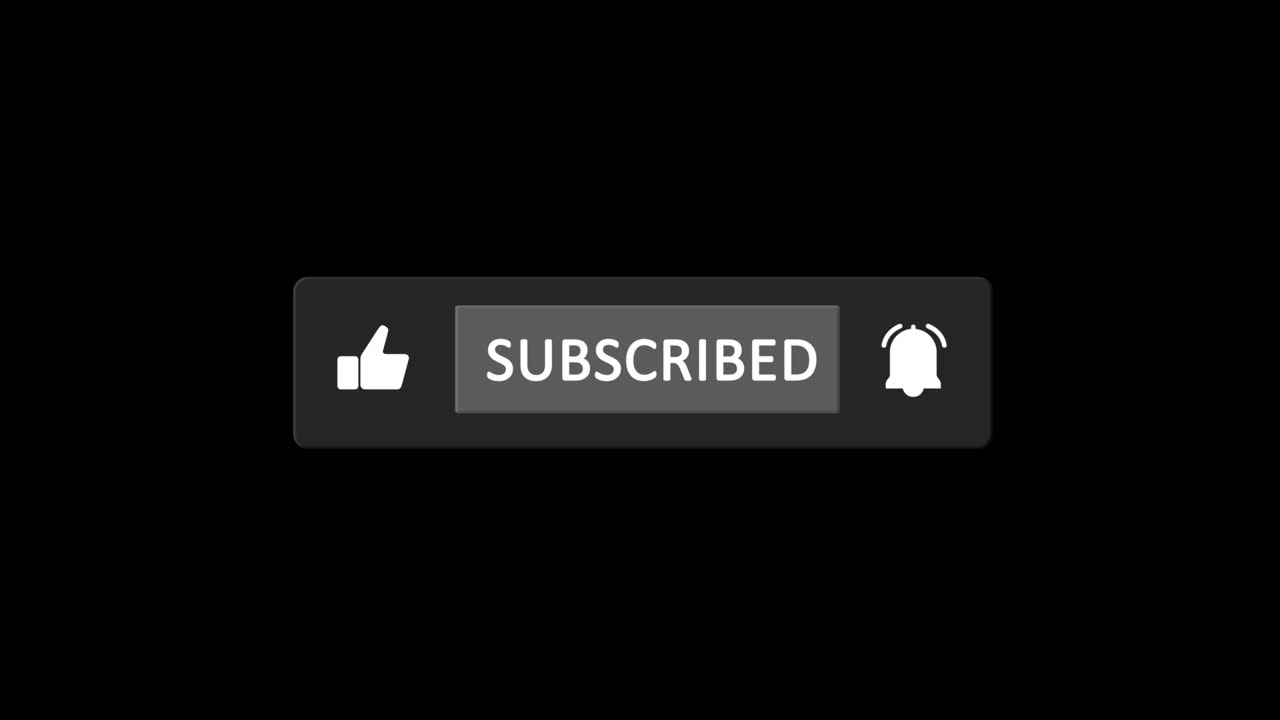 Mouse Clicking a Subscribe and Likes and Notification Button, Bell Notification Loop Background