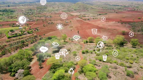 concepto de tecnología ambiental del cambio climático