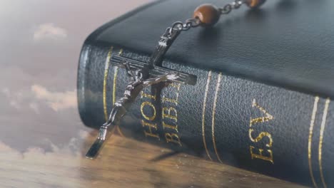 bible and crucifix