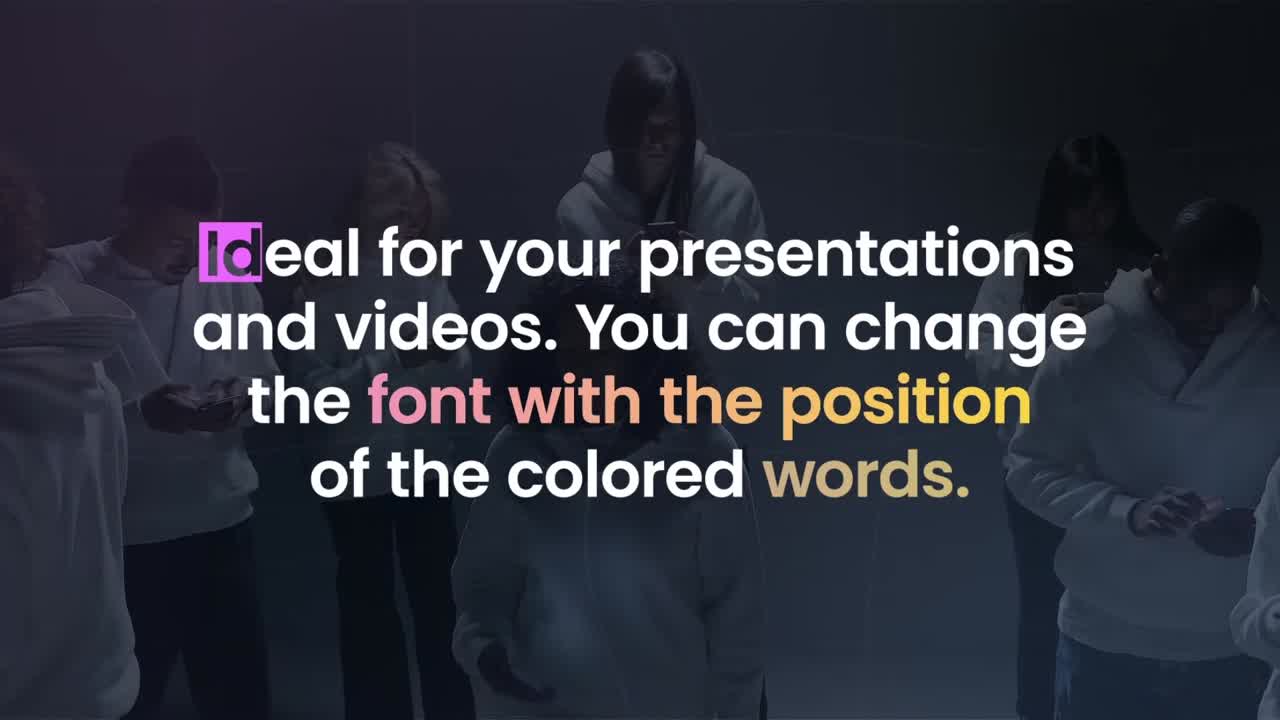 Trendy Text Animation Adobe After Effects 2022 Resolution 3840×2160