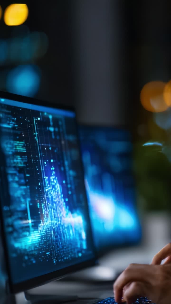 Analyzing Data Visualizations on Computer Screens with Subtle Keyboard Interaction Highlighting Technological Proficiency and Modern Digital Analytics Environment