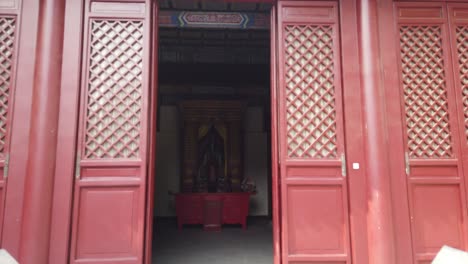 Confucian-temple-building,-ancient-Chin