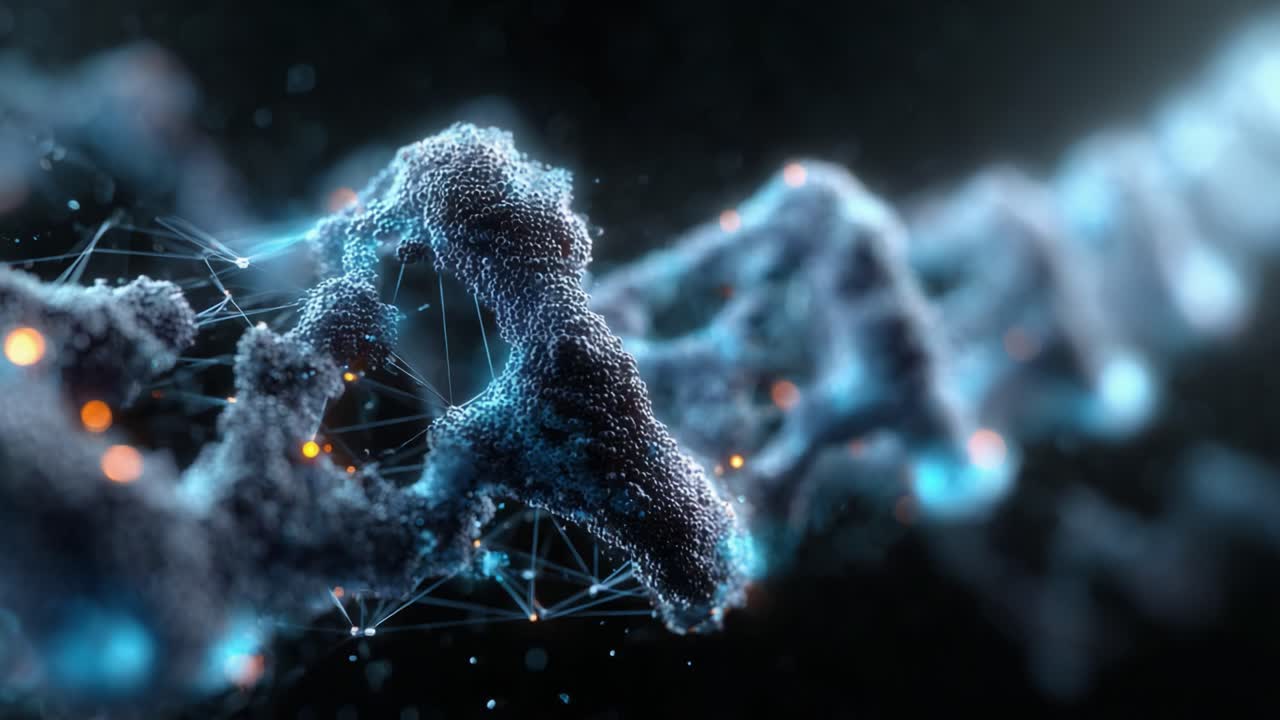 A Stunning Visualization of Molecular Structures, Featuring a Dynamic ...