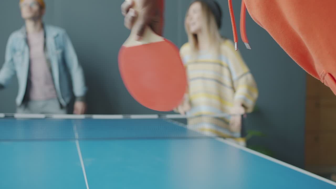 People Playing Table Tennis