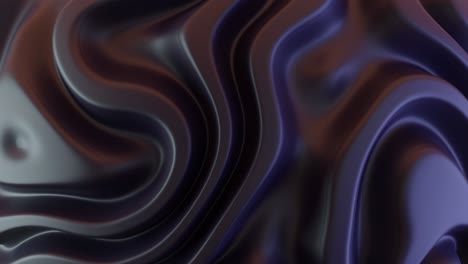 morphing fluid 4k animación de bucle sin costuras. concha negra amorfa fondo abstracto