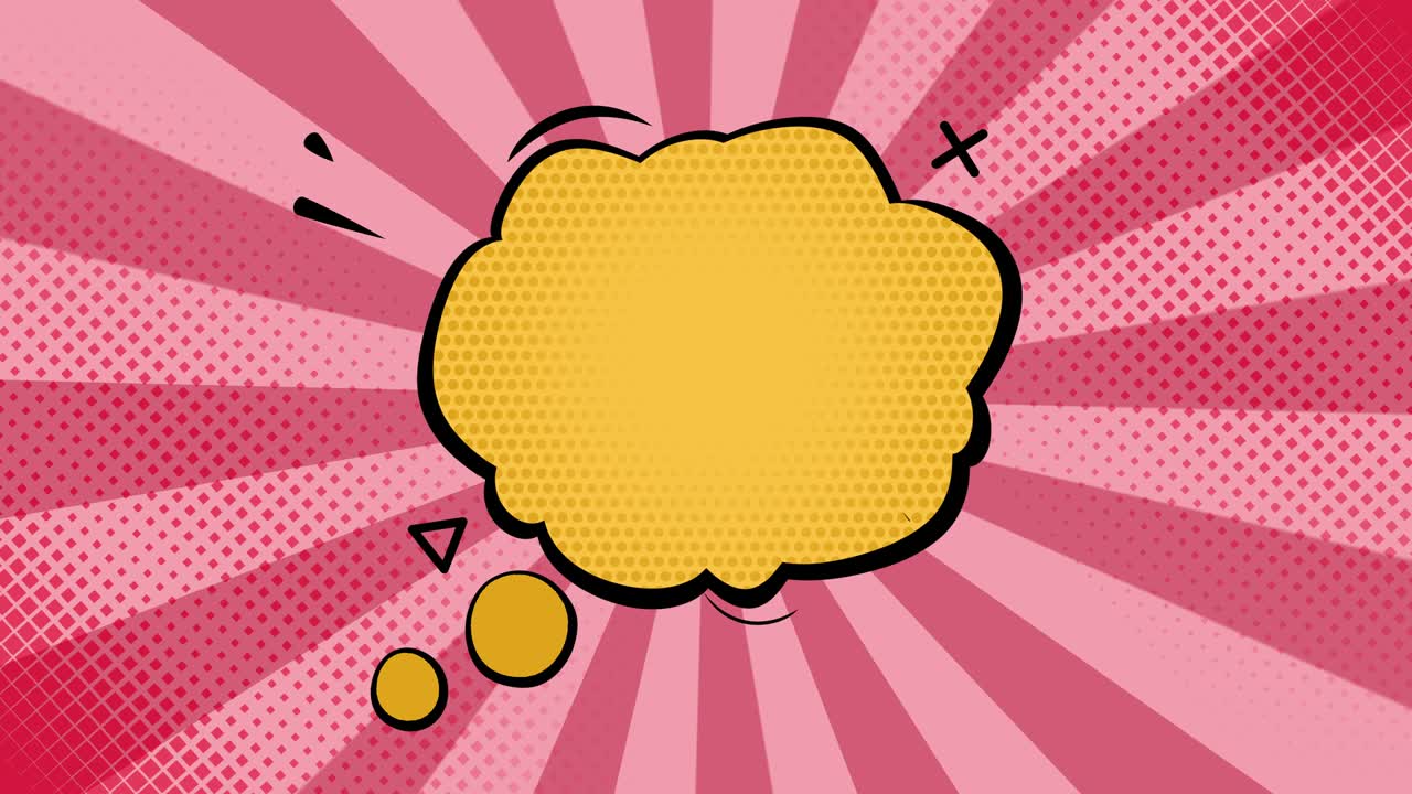 el fondo de arte pop con el globo.