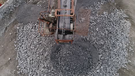 cantera para la minería vista aérea