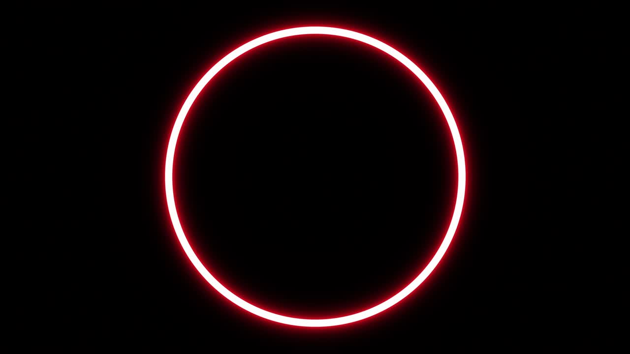 la animación de neón.