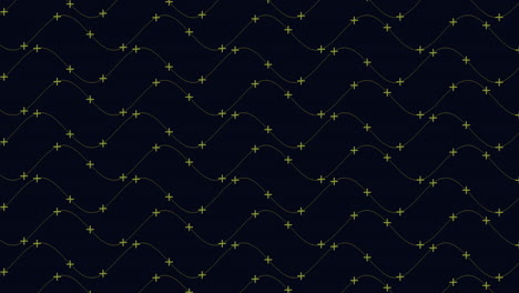 Waves-pattern-with-neon-dots-and-lines