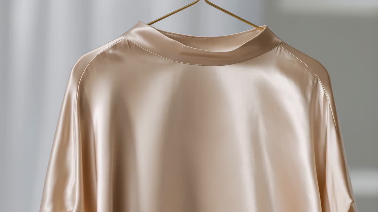 Silk Blouse on Hanger