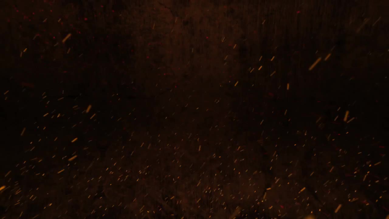 Video generado digitalmente de fuego
