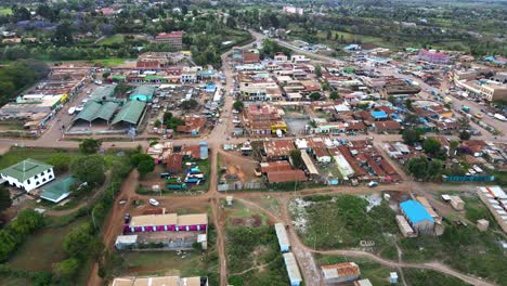 Asentamientos-Rurales-De-áfrica,-Casas-Rurales-De-Kenia,-Granjas-De-Agricultura-Verde,-Asentamientos-Pobres-De-áfrica,-Casas-Rurales-De-Kenia