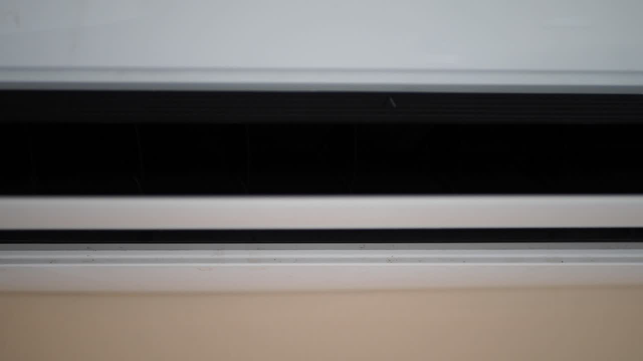 Close-up of an air conditioning vent