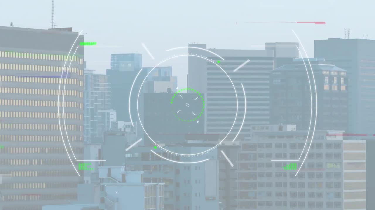 범위의 애니메이션과 도시 풍경에 대한 데이터 처리