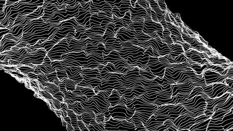 abstract black and white motion looping background