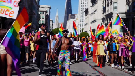 celebración del desfile del orgullo