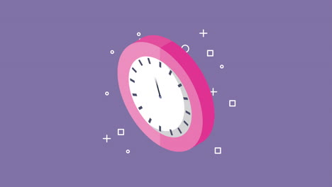 time clock watch animation