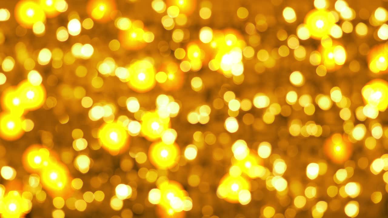 크리스마스 골든 보케 라이트 루프 배경