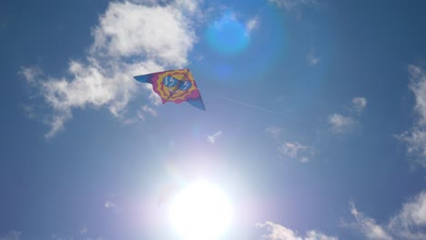 kites in the blue sky