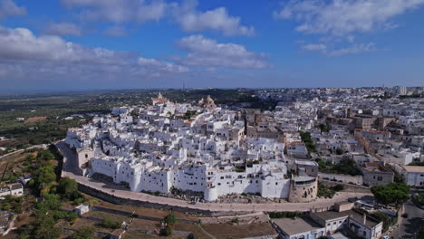 ostuni italy with white buildings