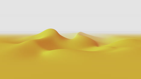 liquid and elegance yellow waves on white gradient