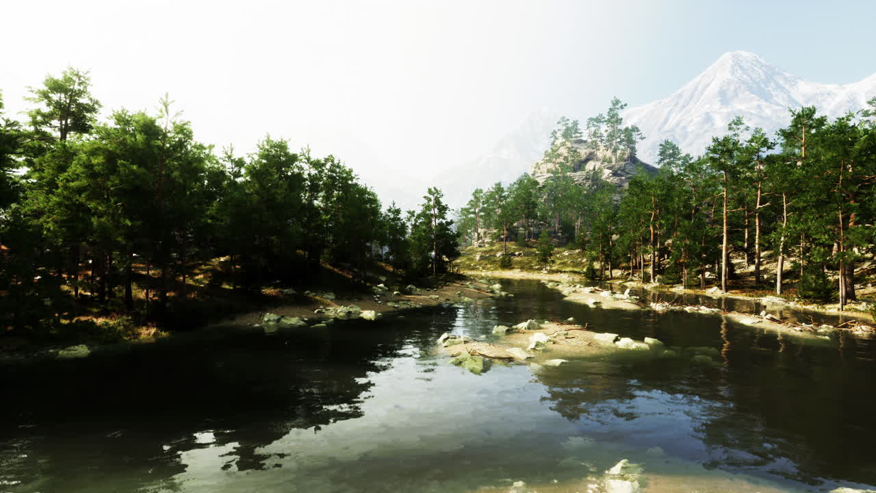 Danau Gunung yang Tenang