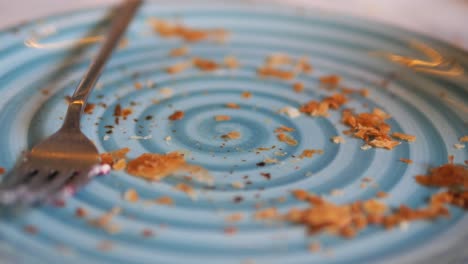 empty plate with fork